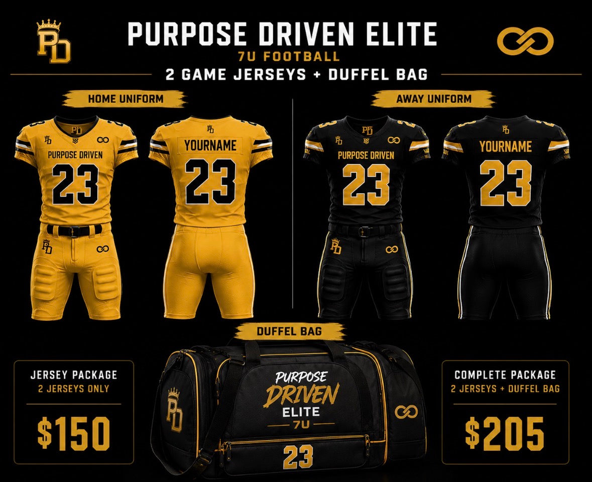 PURPOSE DRIVEN ELITE 7U PLAYER REGISTRATION